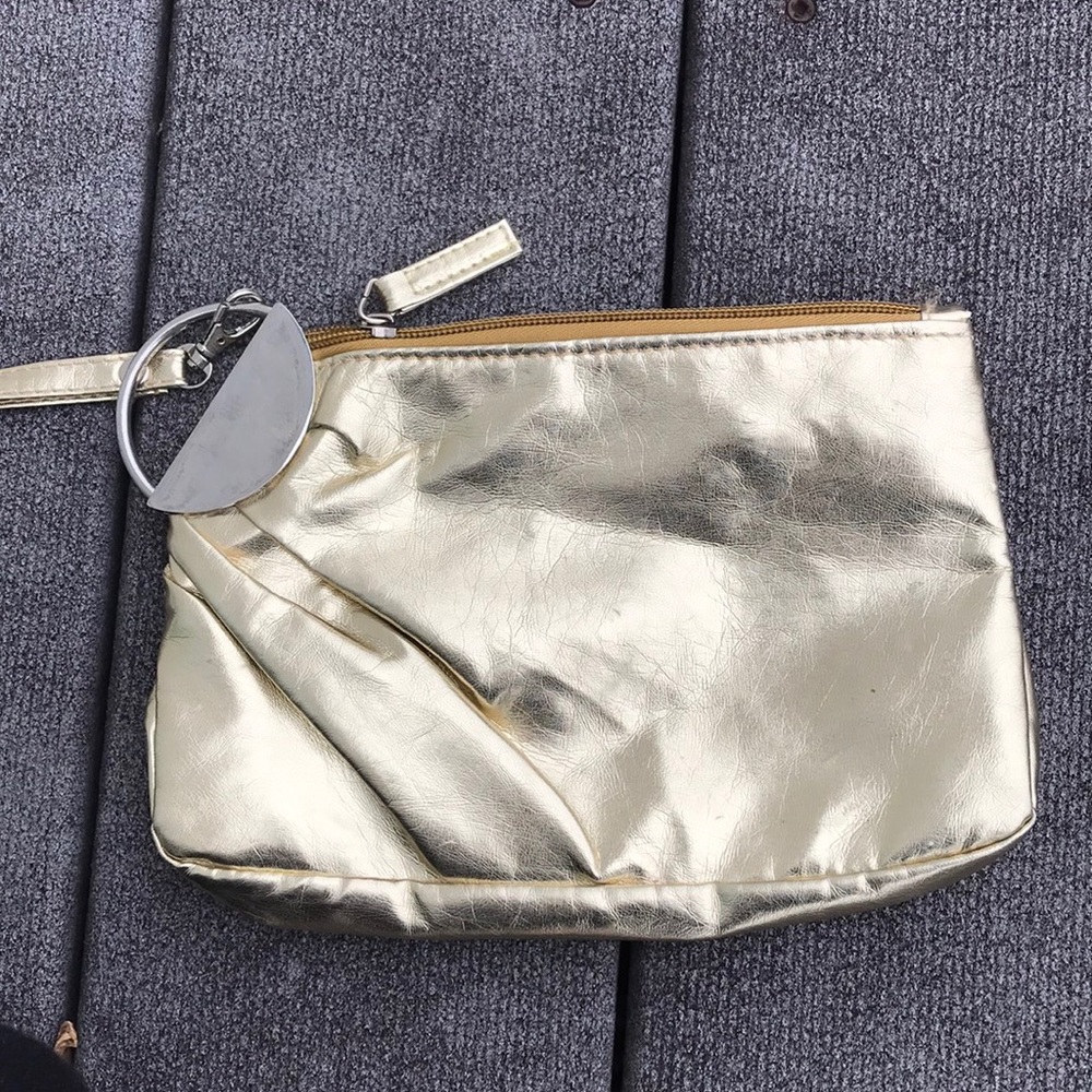 Gold Tone Clutch